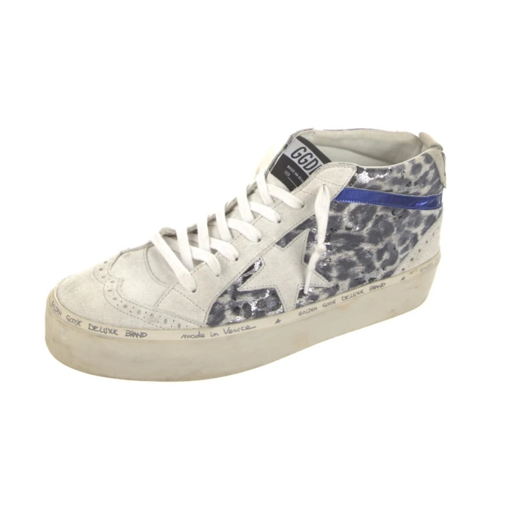 **GENTLY WORN** GOLDEN GOOSE Leopard Sneakers